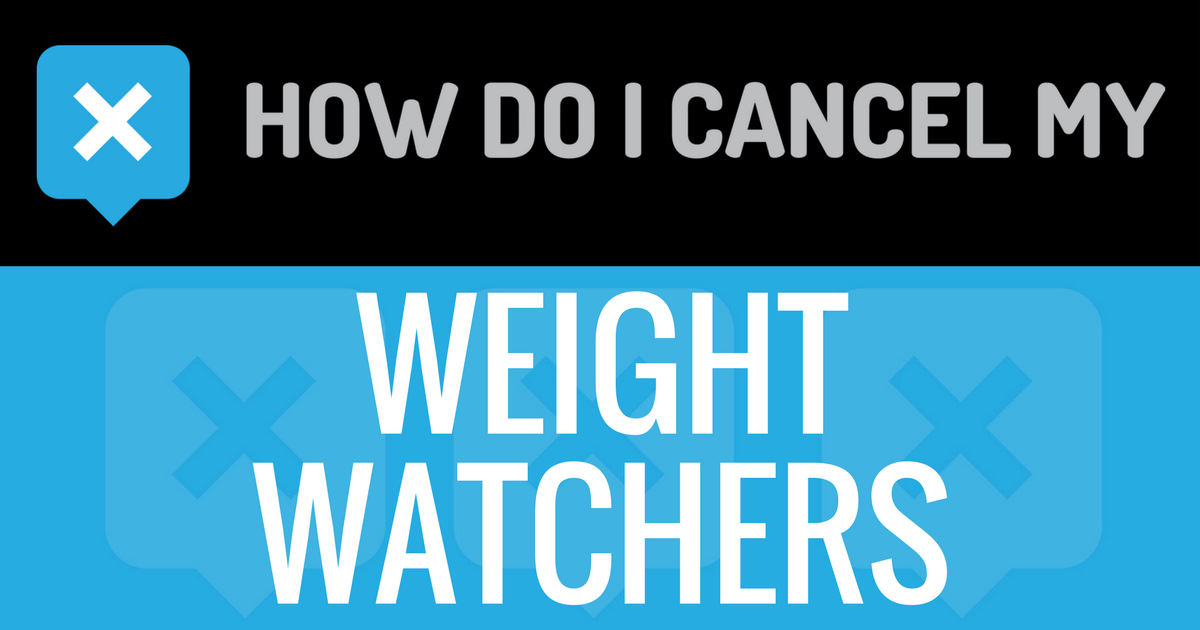 How Do I Cancel My Weight Watchers Account