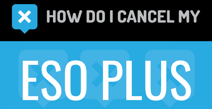 How do I cancel my ESO Plus