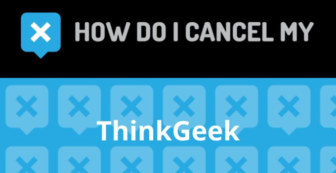 How to Cancel ThinkGeek
